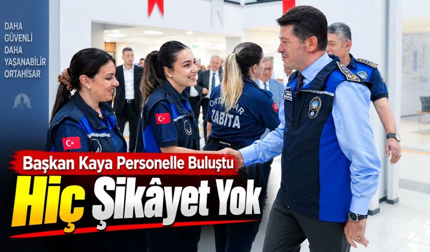 Ortahisar’da Zabıta Haftası Kutlandı: Başkan Kaya’dan Dikkat Çeken Sözler