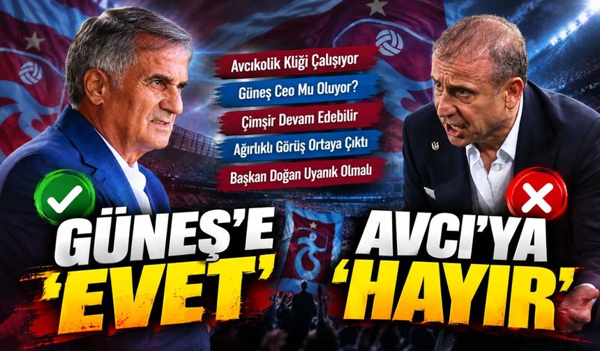 Trabzonspor'da Yeni Teknik Yapılanma: Şenol Güneş ve Hüseyin Çimşir Sürprizi