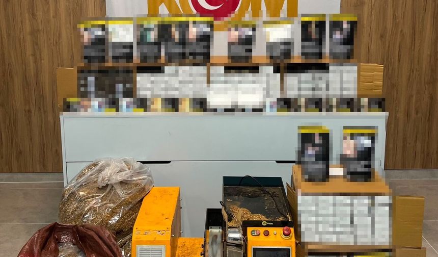 Samsun’da kaçak tütün operasyonu: 42 bin 800 makaron ele geçirildi