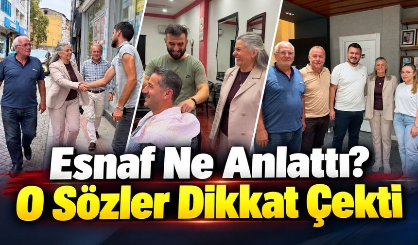 Çarşıbaşı’nda Sibel Suiçmez’e Anlattılar: Esnafın Gündemi Ekonomi
