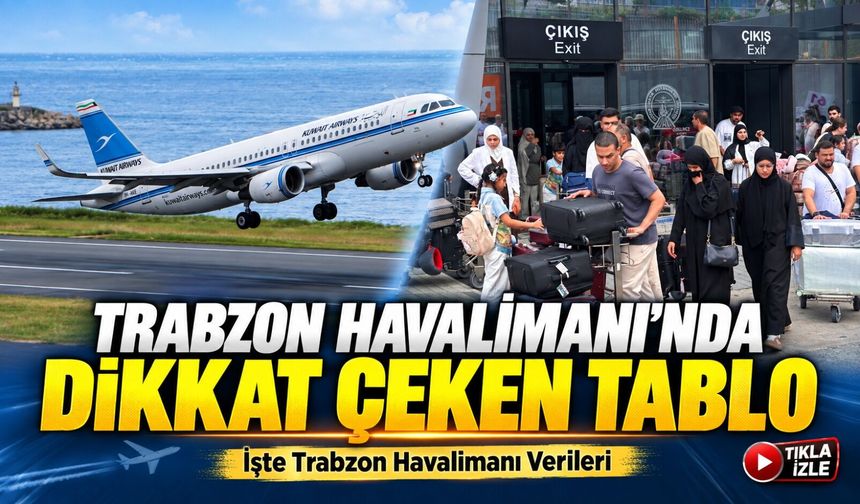 Uçak Trafiği Yükseldi, Yolcu Sayısı Değişmedi: İşte Trabzon Havalimanı Verileri