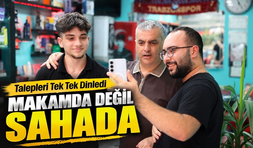 Yomra’da Başkan Bıyık Sahaya İndi: Sancak Esnafıyla Bir Araya Geldi