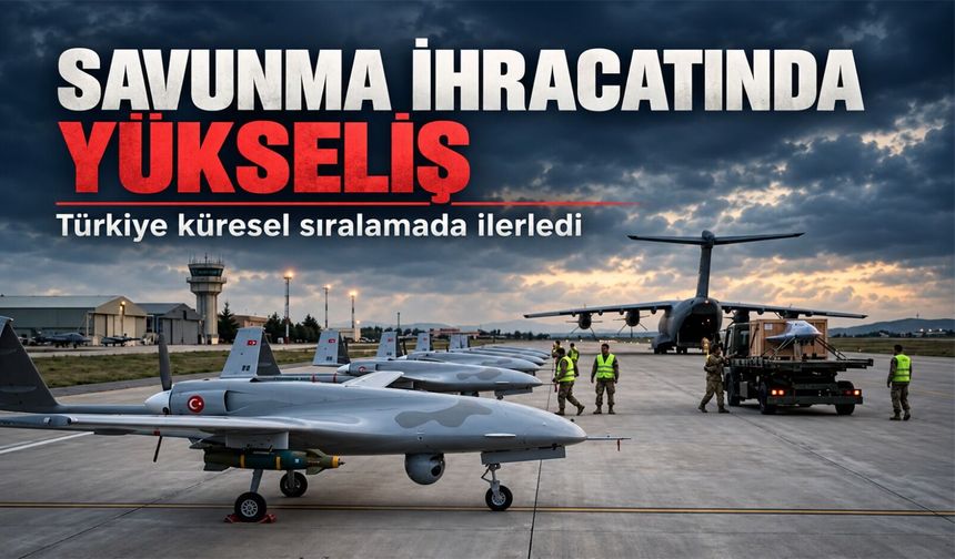 Türkiye savunma ihracatında sekizinci sıraya yükseldi