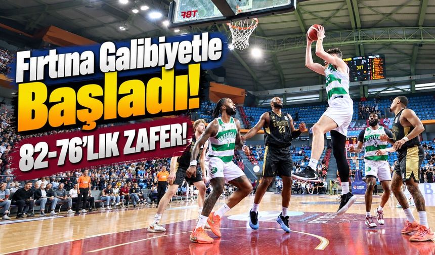 Trabzonspor Basketbol Sezona Galibiyetle Başladı: Ernak'tan Dikkat Çeken Sözler