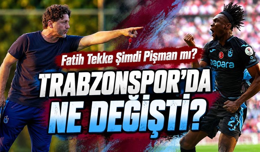 Trabzonspor'da Thomas Reis Dönemi Fatih Tekke'yi Tartıştırdı! Nwaiwu'nun Golü Her Şeyi Değiştirdi