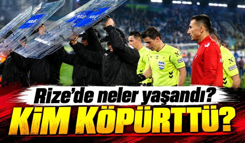 Trabzonspor Maçı Sonrası Rize'de Gerginlik: Üç Belediye Başkanı Birden Tepki Gösterdi!