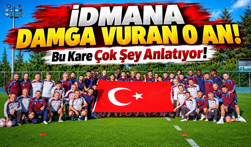 Trabzonspor'da Anlamlı Görüntüler! Gaziantep FK Maçı Öncesi Dikkat Çeken An