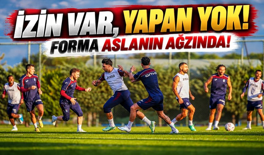 Trabzonspor'da Franculino Ve Onuachu'dan Olay Fedakârlık: İzin Gününde Bile Durmadılar!