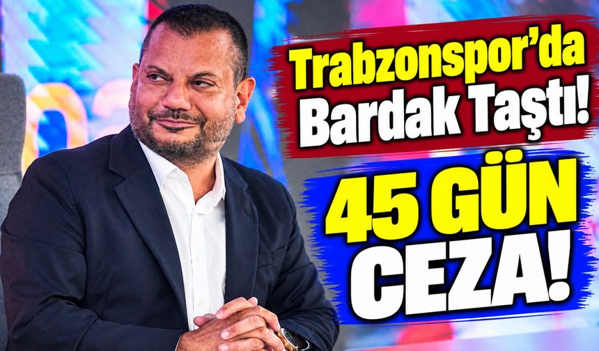 Trabzonspor'dan TFF Yönetimine Adalet Eleştirisi: Ertuğrul Doğan'a Verilen Ceza Tartışılıyor!