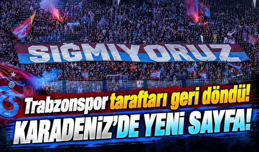 Trabzonspor'un Rize Deplasmanında Tarihi Gelişme! Yasak Sona Erdi