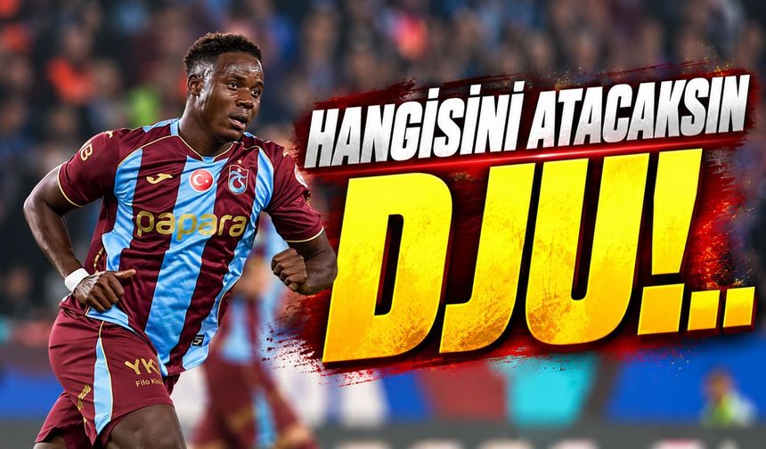 Trabzonspor Beşiktaş Derbisinde Dju ile Üç Kez Fırsatı Tepti: Onuachu Olsaydı...