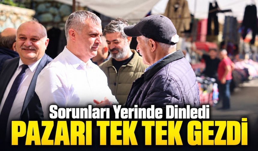 Yomra Belediye Başkanı Bıyık’tan Sancak Pazarına Ziyaret