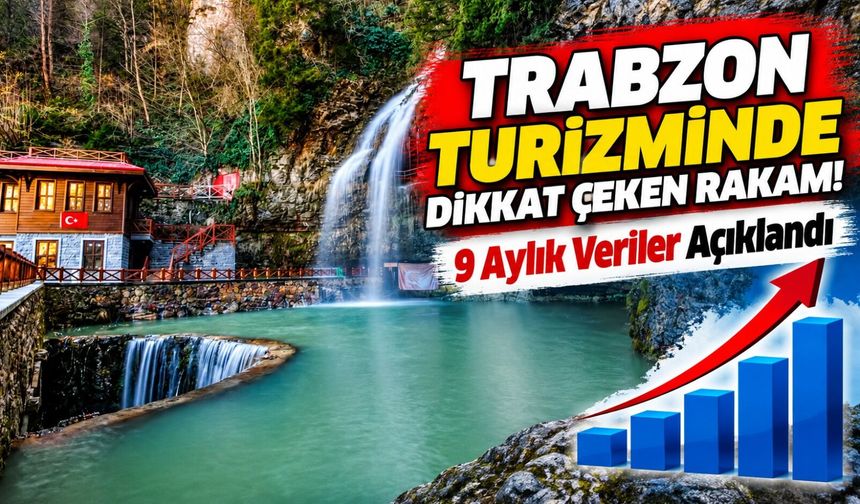 Trabzon Turizminde Dikkat Çeken Rakam! 9 Aylık Veriler Açıklandı