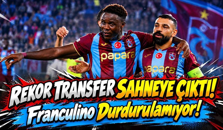 Rekor Bonservisli Franculino Dju Gollerine Devam Ediyor: Trabzonspor'un Yeni Gol Makinesi