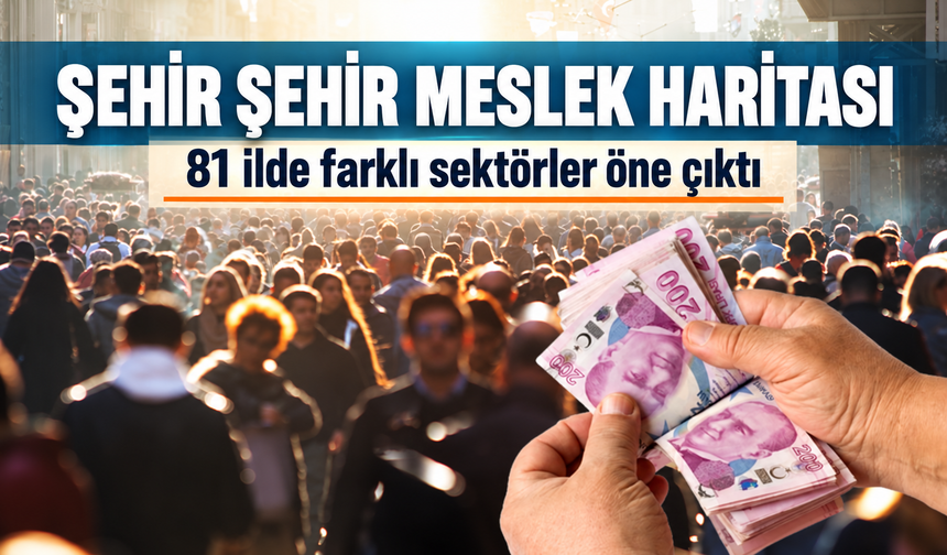 İstanbul''dan Van''a Türkiye''nin bölgesel meslek haritası