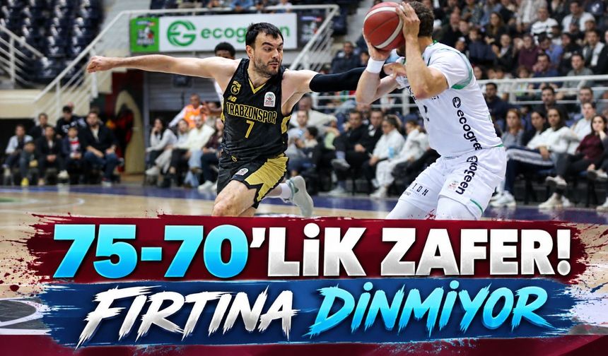 Trabzonspor Basketbol'dan Deplasmanda Büyük Galibiyet: Denizli'yi 75-70 Yendi!