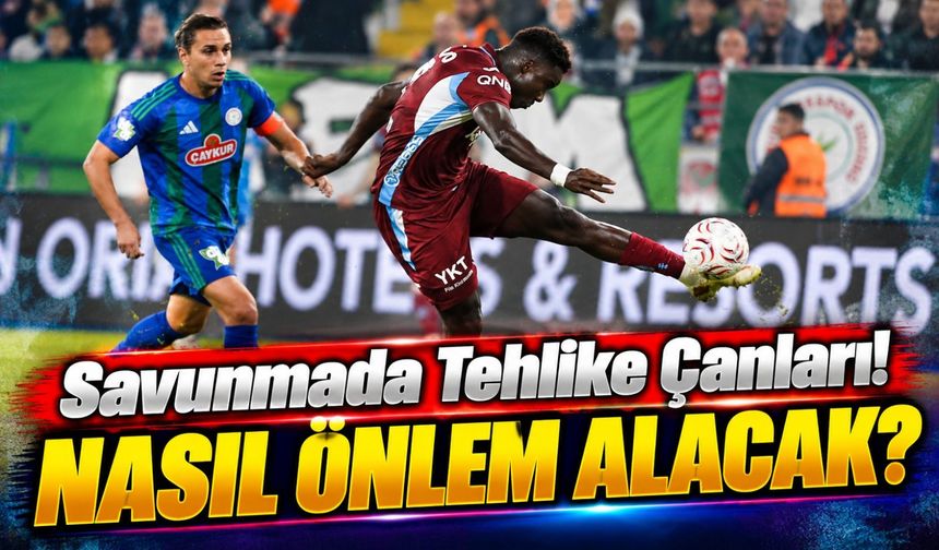 Trabzonspor'un Rize Zaferinde Gözden Kaçan Tehlike! İlk Yarıdaki Futbol Alarm Verdi