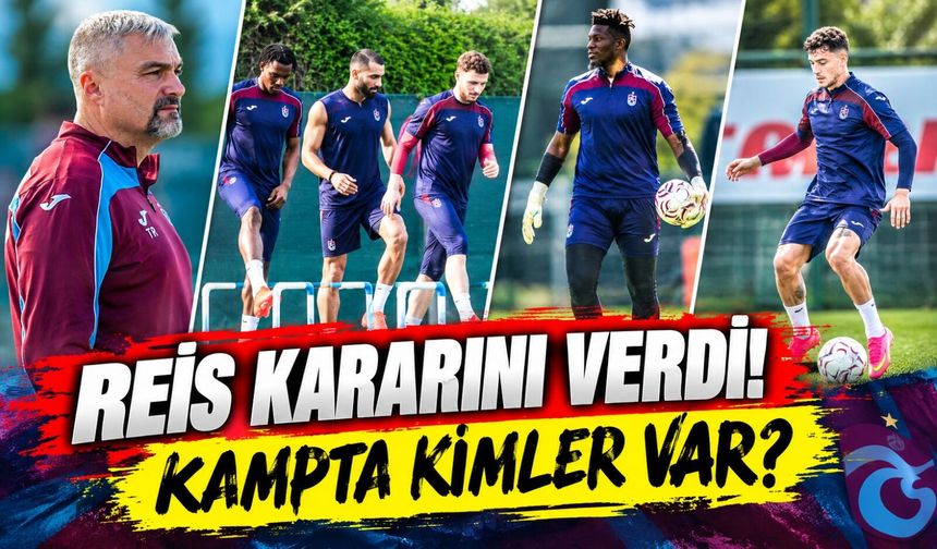 Trabzonspor'un Samsunspor Maçı Kamp Kadrosu Belli Oldu! Gözler Thomas Reis'ın Tercihlerinde