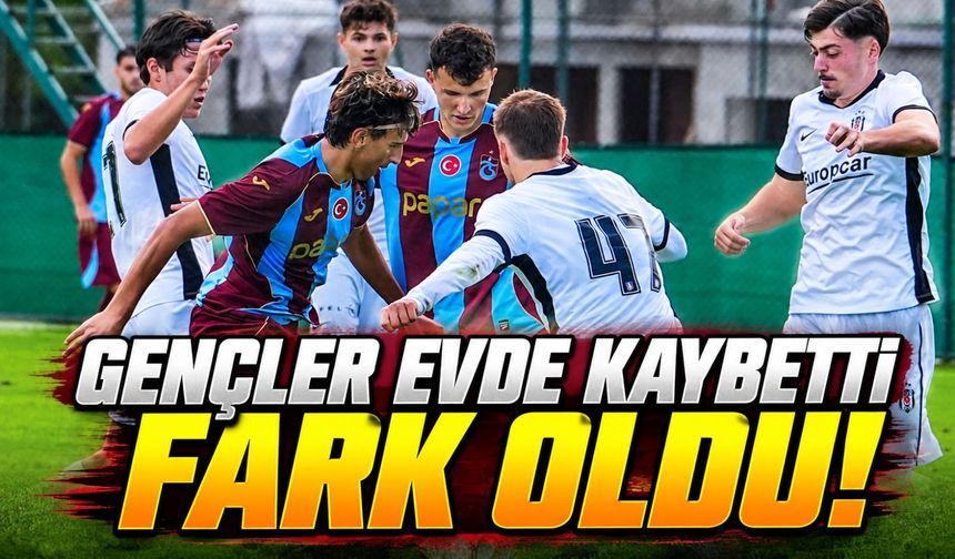 Zirve Maçında Ağır Darbe! Trabzonspor U19 Evinde Kaybetti
