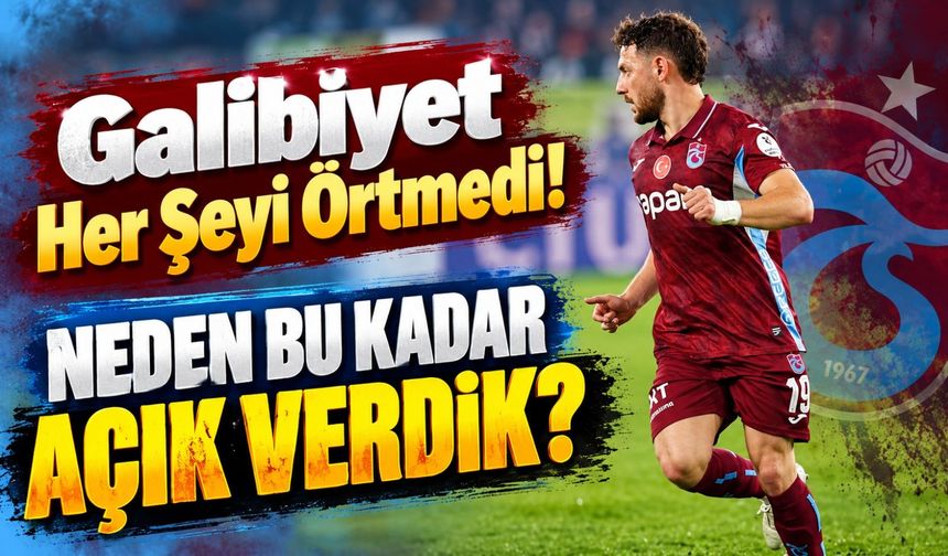 Trabzonspor'da 4-3'lük Galibiyetin Ardından Alarm! Mustafa'nın Bölgesinde Büyük Sorun