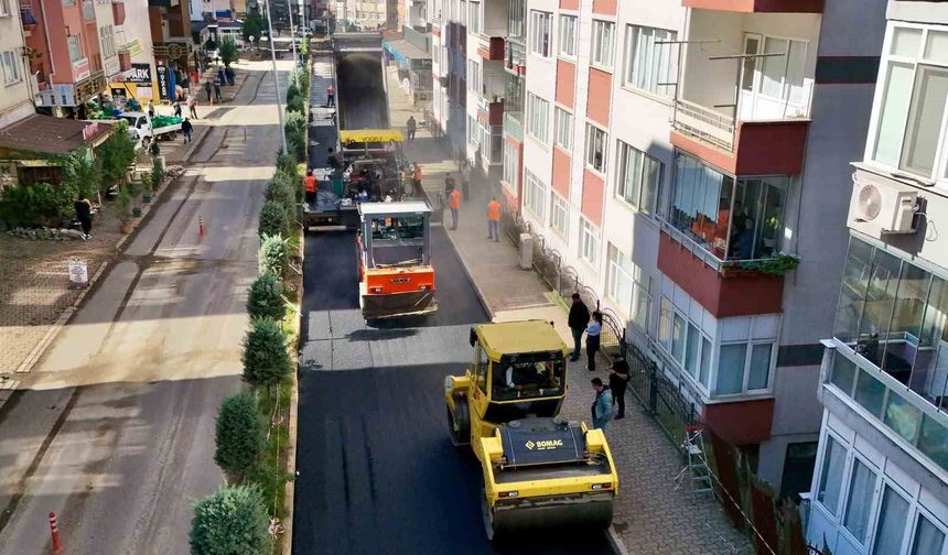 Giresun Belediyesi 3 kilometrelik asfalt seferberliği başlattı