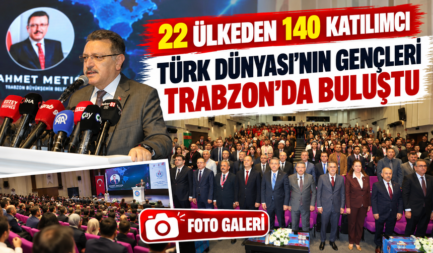 Türk Dünyası’nın Gençleri Trabzon’da Buluştu