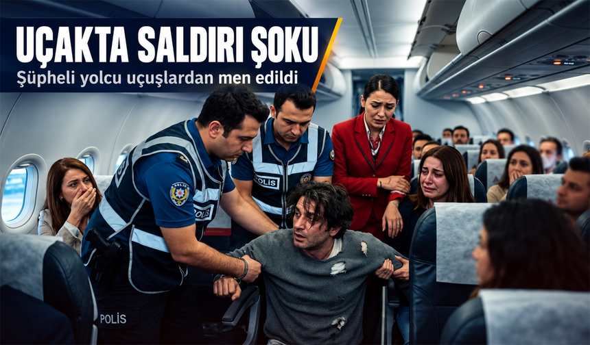 AJet Uçağında Yolcu Saldırısı: Kabin Memuru ve Yolcu Isırıldı