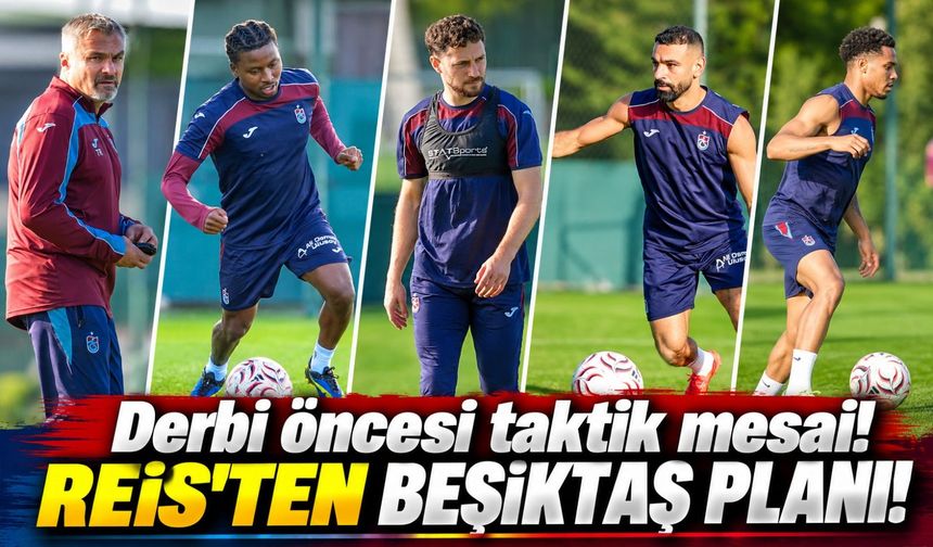 Trabzonspor'da Beşiktaş Alarmı! Thomas Reis'in Son Antrenman Planı Belli Oldu