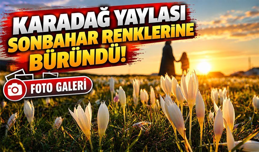 Trabzon'da Sonbahar Büyüsü! Karadağ Yaylası Renk Cümbüşüne Büründü