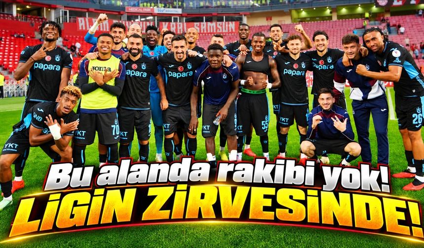 Trabzonspor'dan Süper Lig'de Büyük Başarı! Dev Rakiplerini O İstatistikte Solladı