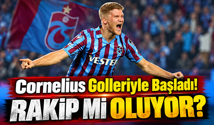 Trabzonspor'da Şampiyonluk Yaşamıştı! Cornelius Avrupa'ya İki Golle Başladı