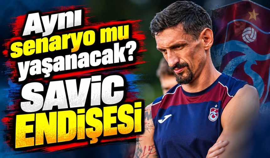 Trabzonspor'da Savic İçin Korkutan Tesadüf! Thomas Reis'in Kritik Kararı Ortaya Çıktı