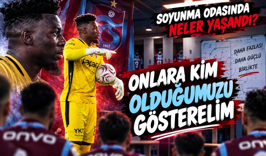 Trabzonspor'da Thomas Reis'in Sert Uyarısı Sonrası Onana Sahneye Çıktı: İşte O Anlar