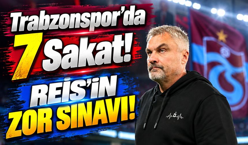 Trabzonspor'da Thomas Reis'i Düşündüren Tablo! Gaziantep FK Maçı Öncesi 7 Eksik