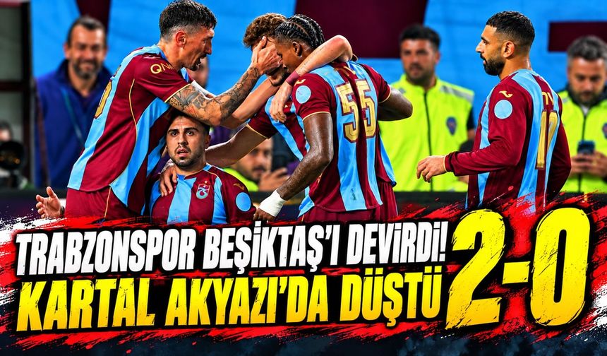 Trabzonspor Beşiktaş Derbisinde Fırtına Gibi Esti: Ozan Tufan ve Salah Sahneye Çıktı!