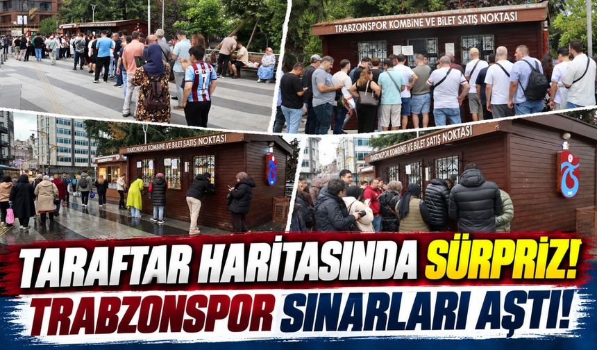 Trabzonspor Taraftarının En Fazla Olduğu Şehirler Sıralandı! Bursa Üçüncü, Peki İkinci Kim?