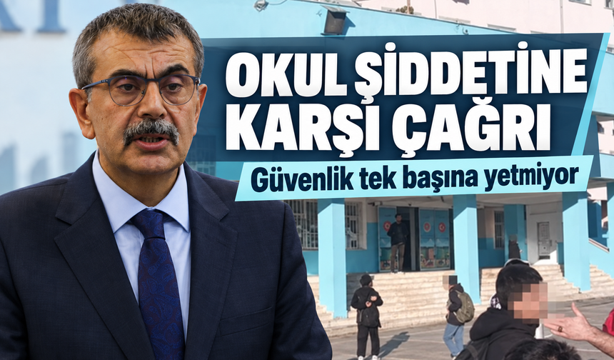 Okullarda şiddet alarmı: Bakan Tekin''den ailelere sorumluluk çağrısı