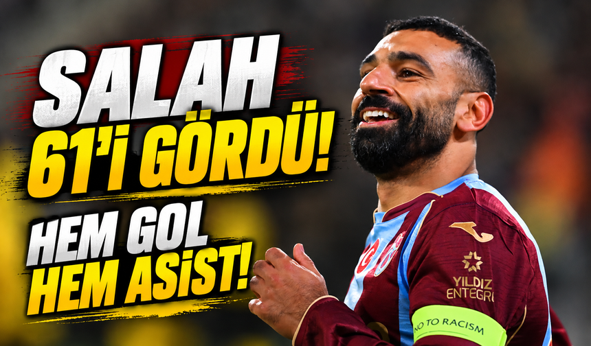 Trabzonspor'un Mısırlı Yıldızı Salah'tan Avrupa'da Bir İlk! 61. Gol Geldi