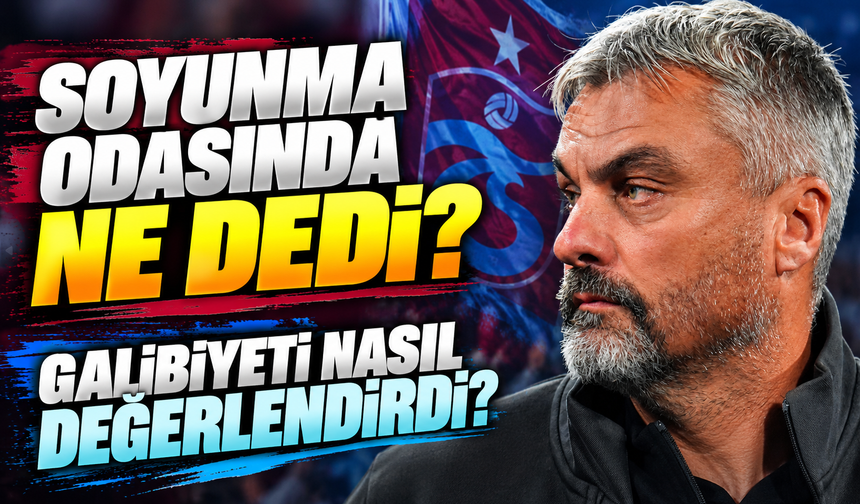 Trabzonspor'da Reis'ten İlk Yarıya Sert Eleştiri! O Sözler Dikkat Çekti