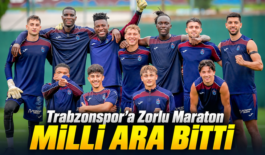 Galatasaray’ı dağıtan Trabzonspor şimdi yoğun fikstüre hazırlanıyor