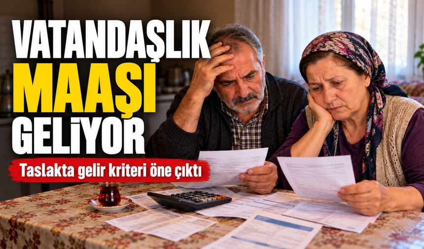 Vatandaşlık Maaşında Takvim Ve Gelir Kriteri Netleşiyor