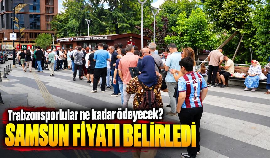 Trabzonspor deplasmanı öncesi Samsunspor’dan flaş bilet kararı