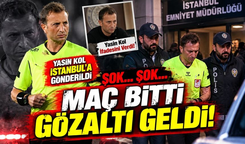 Hakemler soruşturmasında yeni gelişme: Yasin Kol bahis iddialarını reddetti