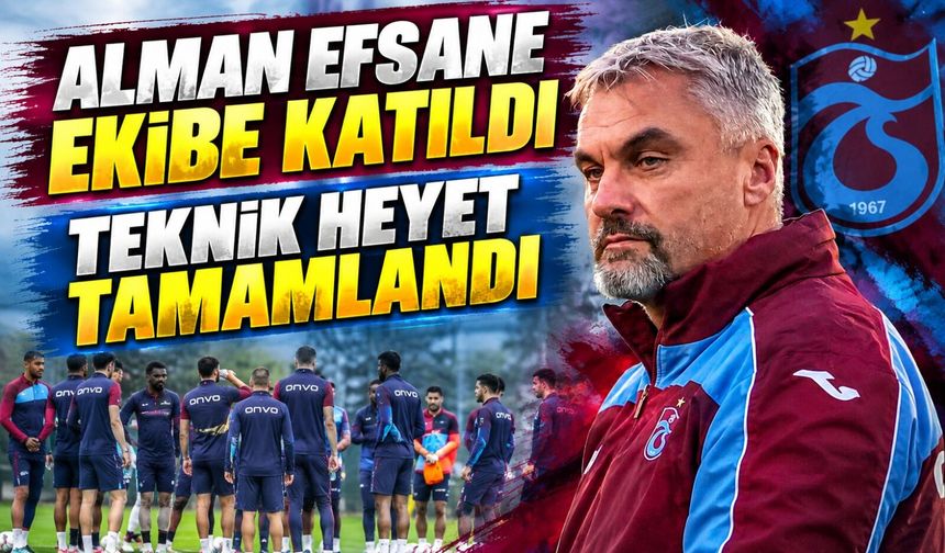 Trabzonspor’da Yeni Dönemin Kadrosu Belli Oldu: Boateng de Teknik Heyette