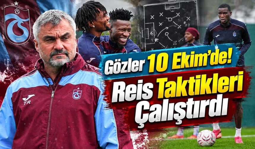 Trabzonspor Samsunspor Maçına Kilitlendi: Thomas Reis Taktikleri Çalıştırdı