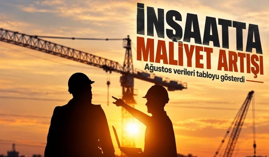 İnşaat Maliyet Endeksi Ağustosta Arttı: İşçilik Öne Çıktı