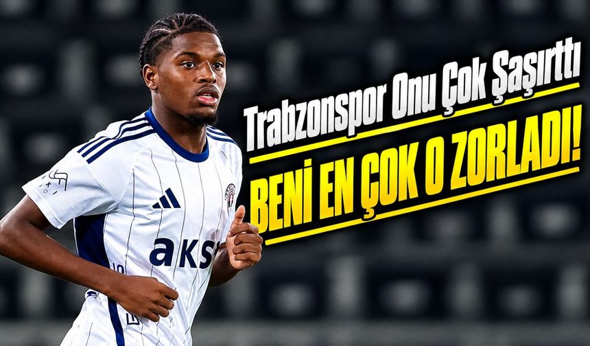 Trabzonspor'un Yıldızı Salah Rakibini Şaşırttı! Elson Mendes O Anları Anlattı