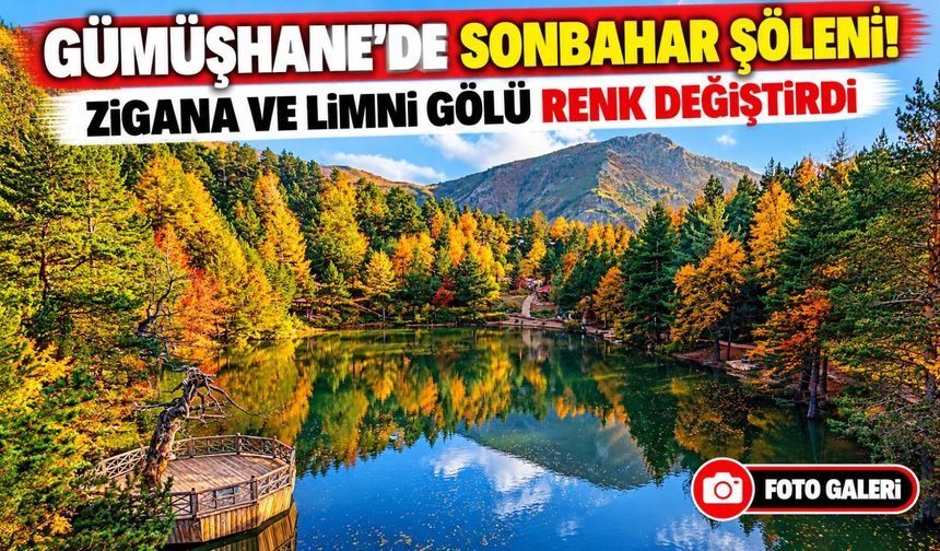 Zigana Dağı ve Limni Gölü Sonbahar Renklerine Büründü