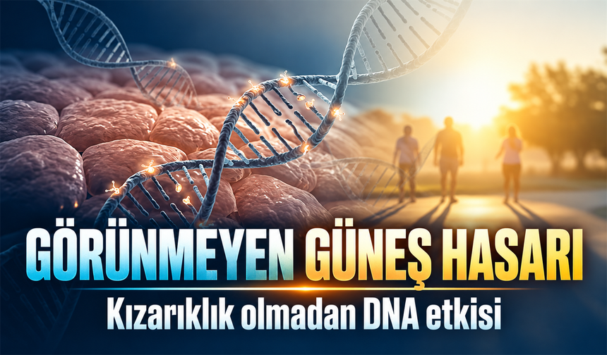 Zayıf Güneş Işığı Kızarıklık Olmadan Dna Hasarına Yol Açabiliyor