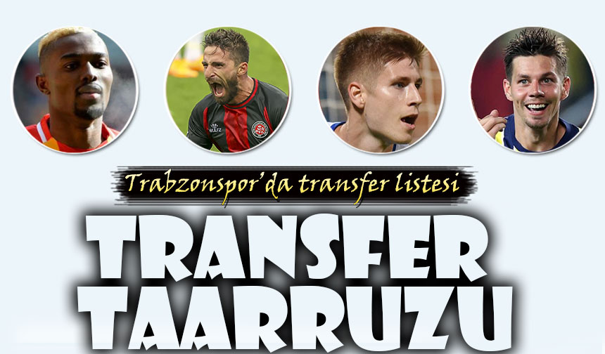 Trabzonspor’da Transfer Listesi Kabarık - Taka Gazete - Trabzon Haber ...